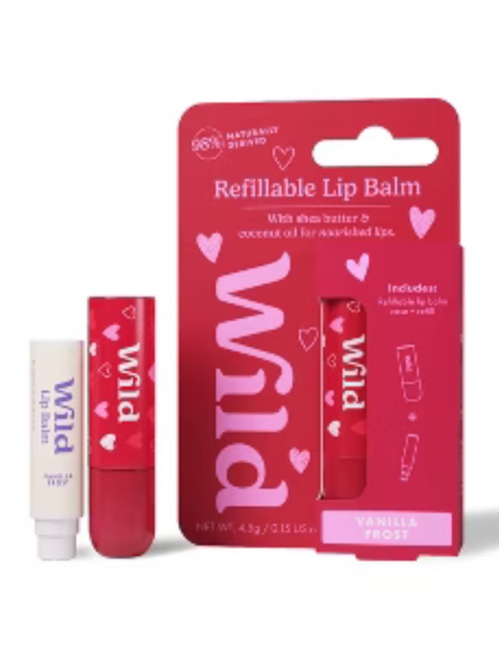 WILD Refillable Lip Balm - Vanilla Frost
